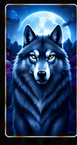 Wolf slot game art